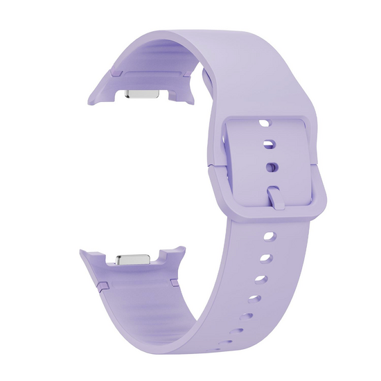 Weiches Silikonband - Gr&ouml;&szlig;e: M/L - Lila - Samsung Galaxy Watch 8 - 40mm / 44mm