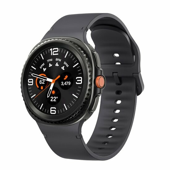 Weiches Silikonband - Gr&ouml;&szlig;e: M/L - Dunkelgrau - Samsung Galaxy Watch 8 - 40mm / 44mm