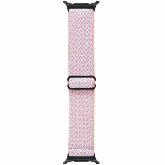 Elastisches Solo Loop Nylonarmband - Rosa - Samsung Galaxy Watch 8 Classic - 46mm