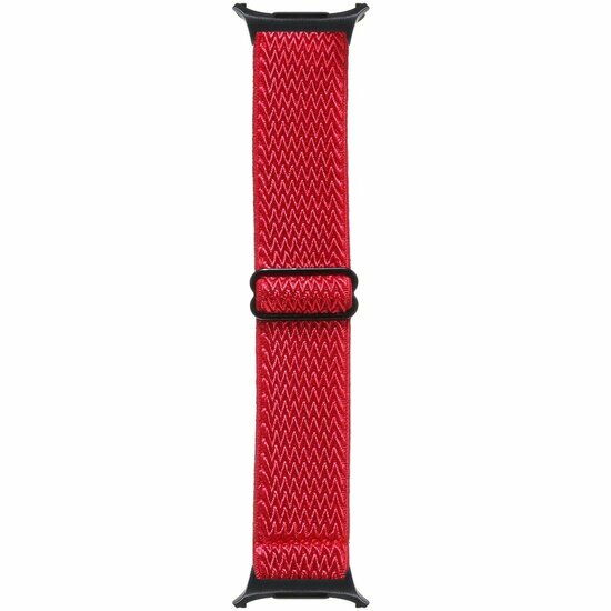 Elastisches Solo Loop Nylonarmband - Rot - Samsung Galaxy Watch 8 Classic - 46mm