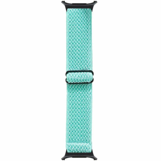 Elastisches Solo Loop Nylonarmband - T&uuml;rkis - Samsung Galaxy Watch 8 Classic - 46mm