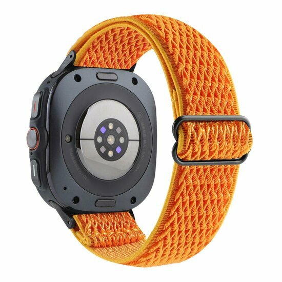 Elastisches Solo Loop Nylonarmband - Orange - Samsung Galaxy Watch 8 Classic - 46mm