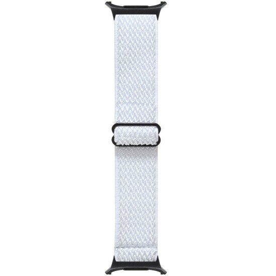 Elastisches Solo Loop Nylonarmband - Wei&szlig; - Samsung Galaxy Watch 8 Classic - 46mm