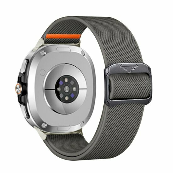 Nylon Loop Armband - Grau - Samsung Galaxy Watch 8 Classic - 46mm