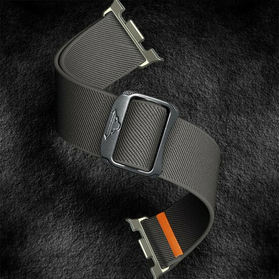 Nylon Loop Armband - Grau - Samsung Galaxy Watch 8 Classic - 46mm