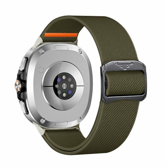 Nylon Loop Armband - Gr&uuml;n - Samsung Galaxy Watch 8 Classic - 46mm