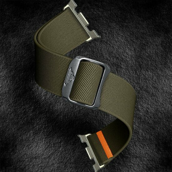 Nylon Loop Armband - Gr&uuml;n - Samsung Galaxy Watch 8 Classic - 46mm