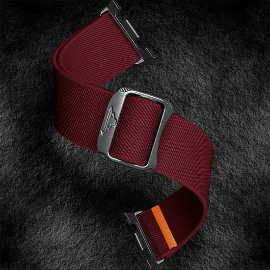 Nylon Loop Armband - Bordeaux - Samsung Galaxy Watch 8 Classic - 46mm