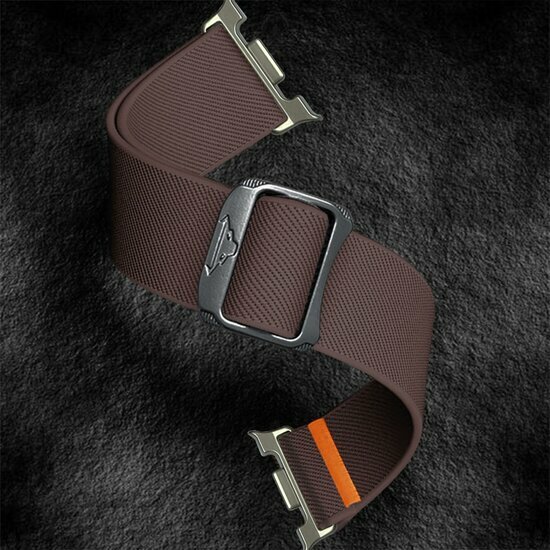 Nylon Loop-Armband - Dunkelviolett - Samsung Galaxy Watch 8 Classic - 46mm