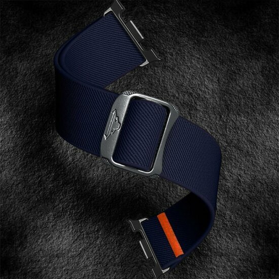 Nylon Loop Armband - Dunkelblau - Samsung Galaxy Watch 8 Classic - 46mm