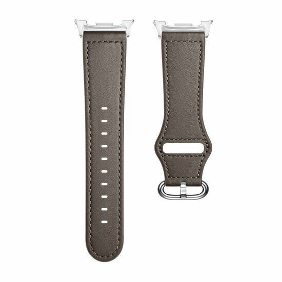 Klassisches Lederarmband - Taupe - Samsung Galaxy Watch 8 Classic - 46mm