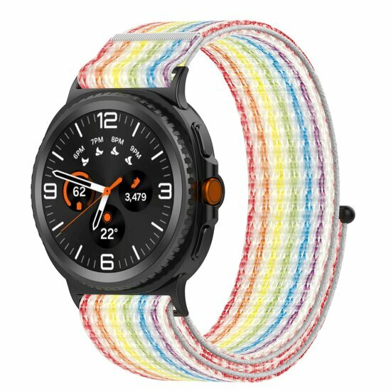 Sportloop Nylonband - Mehrfarbig - Samsung Galaxy Watch 8 Classic - 46mm