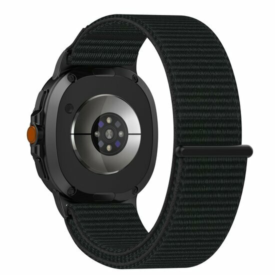 Sportloop Nylonband - Schwarz - Samsung Galaxy Watch 8 Classic - 46mm