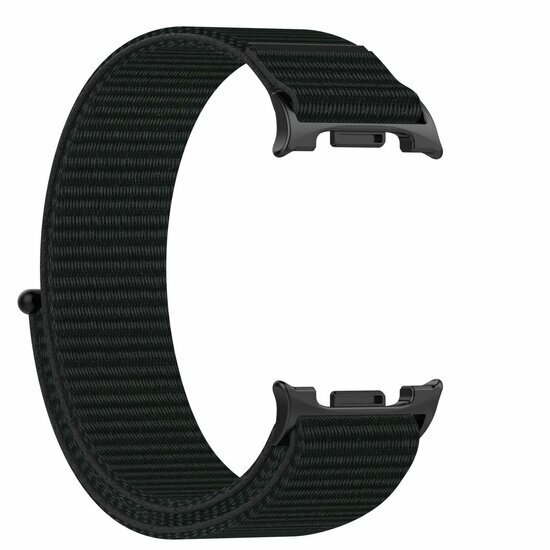 Sportloop Nylonband - Schwarz - Samsung Galaxy Watch 8 Classic - 46mm