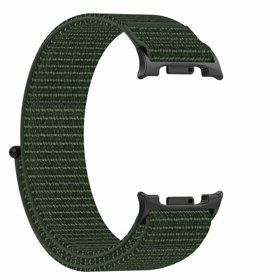 Sportloop Nylonband - Dunkelgr&uuml;n - Samsung Galaxy Watch 8 Classic - 46mm