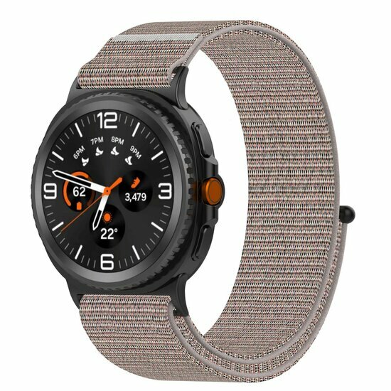 Sportloop Nylonband - Sand Pink - Samsung Galaxy Watch 8 Classic - 46mm
