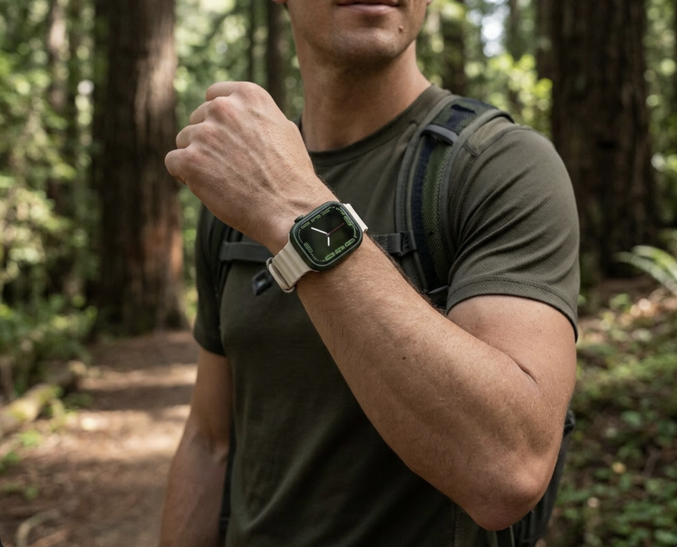 Armband Ocean - Polarstern - Geeignet f&uuml;r Apple Watch 44mm / 45mm / 46mm / 49mm