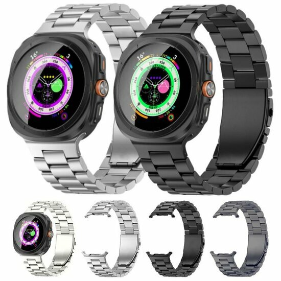Titan-Gliederarmband - Space Grau - Samsung Galaxy Watch 8 Classic - 46mm