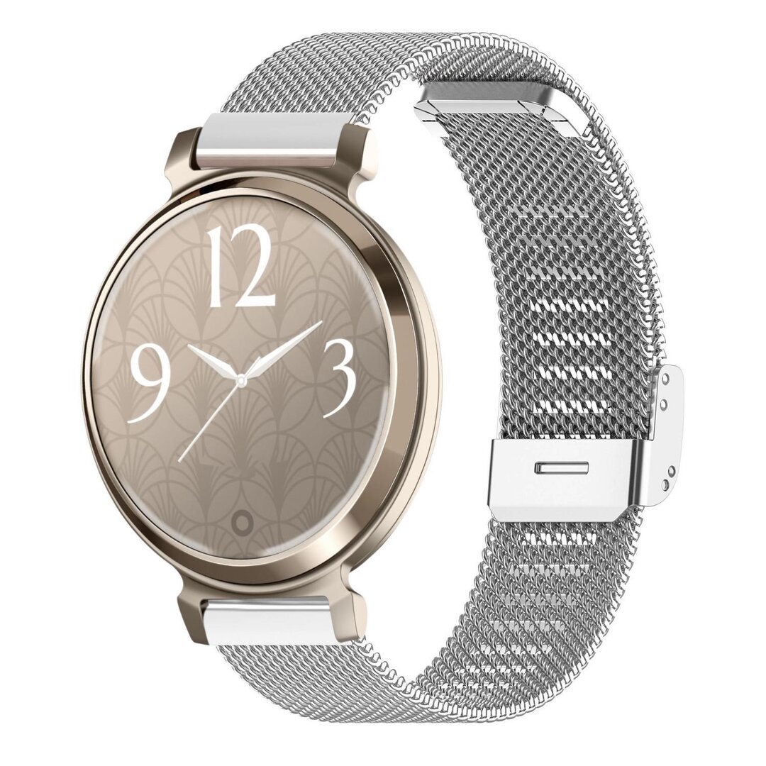 Milanaise-Armband mit Klemmverschluss - Silber - Garmin Lily 2