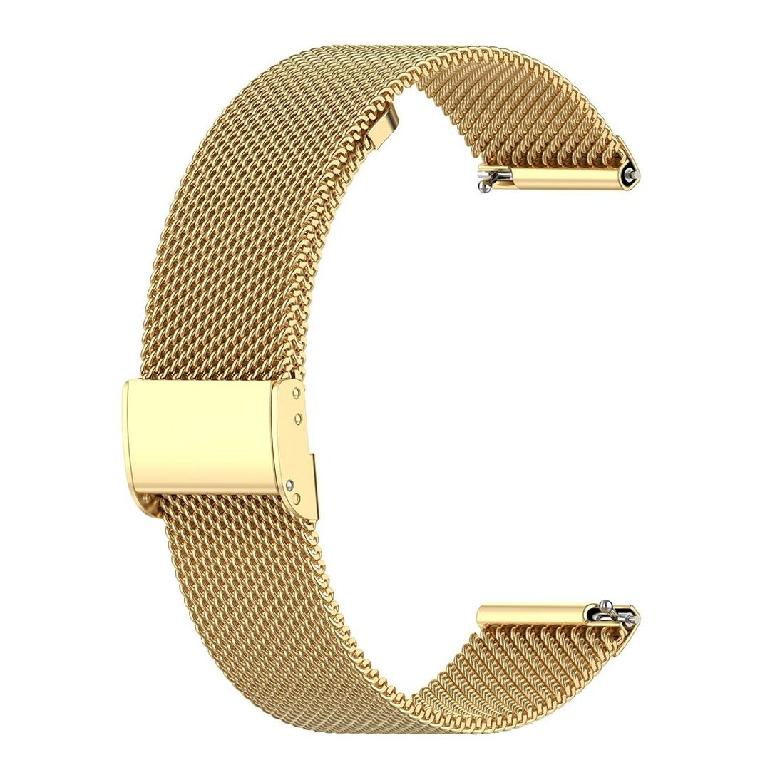 Milanaise-Armband mit Klemmverschluss - Gold - Garmin Lily 2