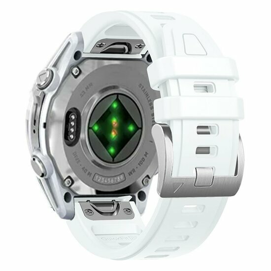 Silikonarmband - Wei&szlig; - Garmin Instinct E - 40mm