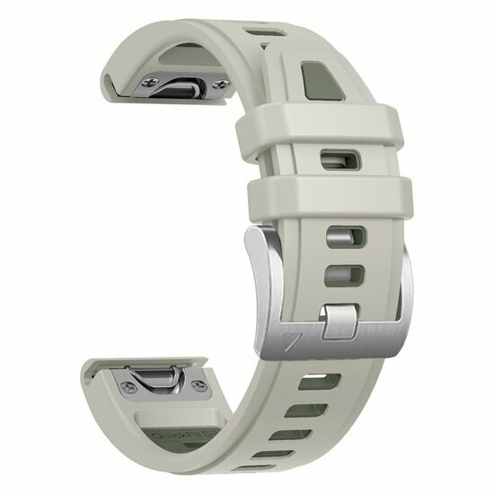 Silikonarmband - Sandgrau - Garmin Instinct E - 40mm
