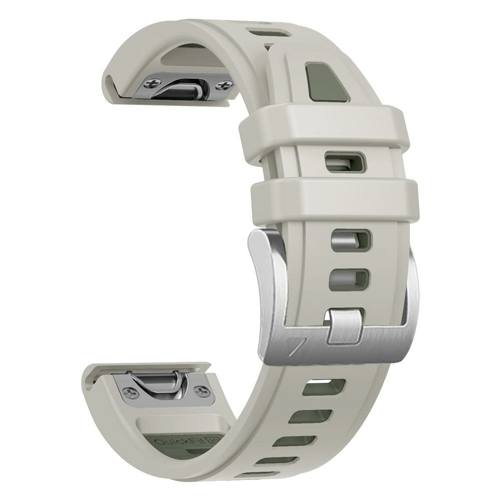 Silikonarmband - Sandgrau - Garmin Fenix 8 - 43mm