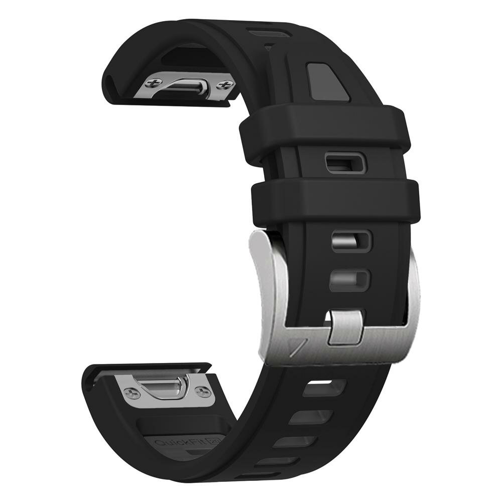 Silikonarmband - Schwarz - Garmin Fenix 8 - 43mm