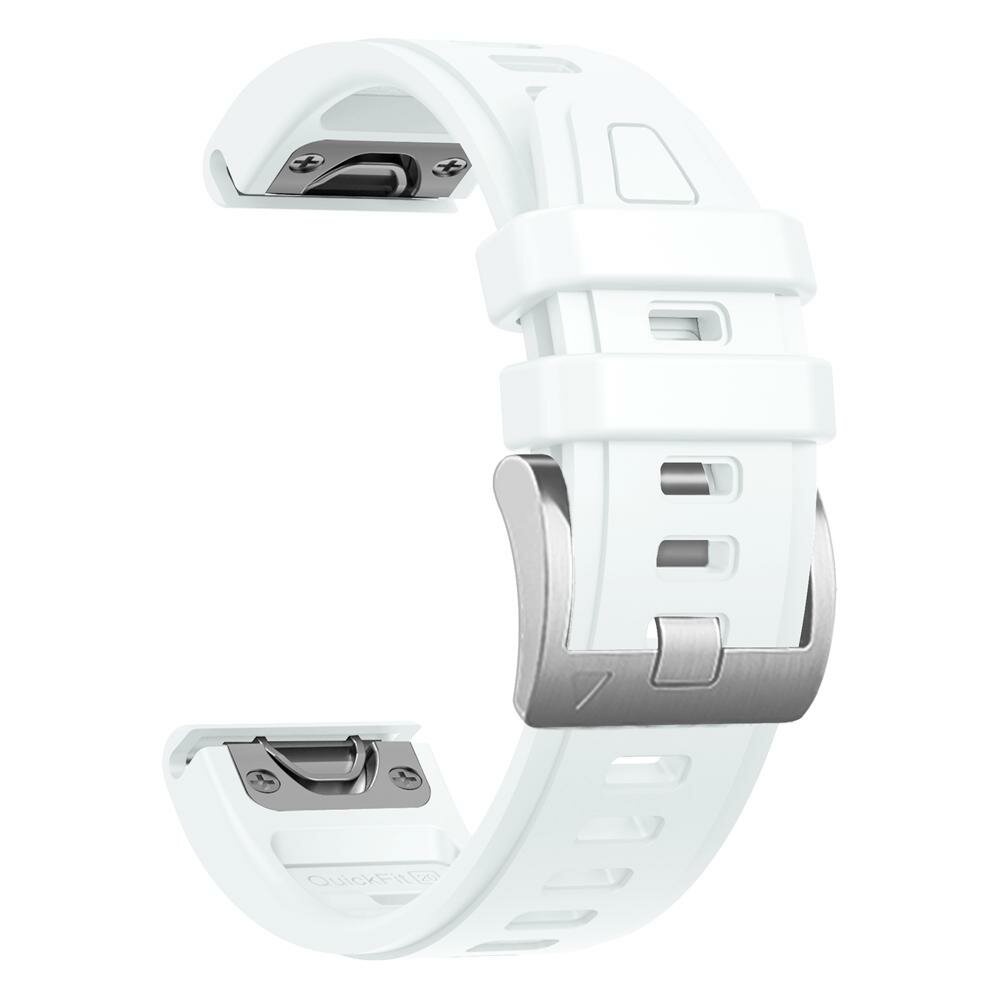 Silikonarmband - Wei&szlig; - Garmin Fenix 8 - 43mm