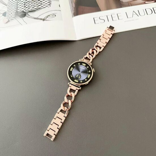 Garmin Venu 4 - 41mm - Metall-Kettenarmband - Rose gold