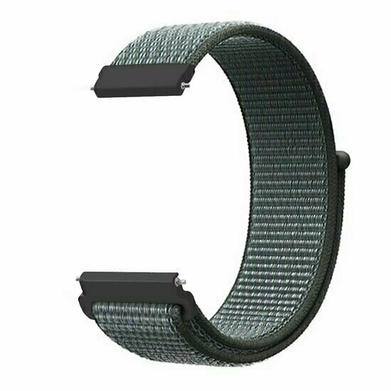 Sport Loop Nylonarmband - Dunkelgrau / Blau gemischt - Huawei Watch GT 6 / GT 6 pro - 46mm