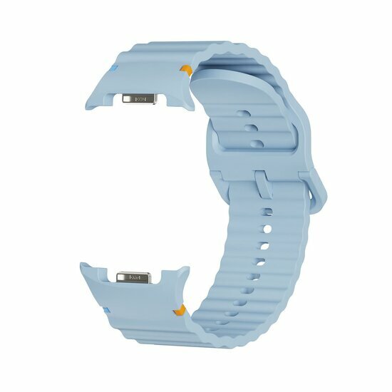 Classic Wave Silikonarmband - Blau - Samsung Galaxy Watch 8 Classic - 46mm