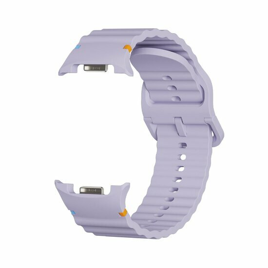 Classic Wave Silikonarmband - Lila - Samsung Galaxy Watch 8 Classic - 46mm
