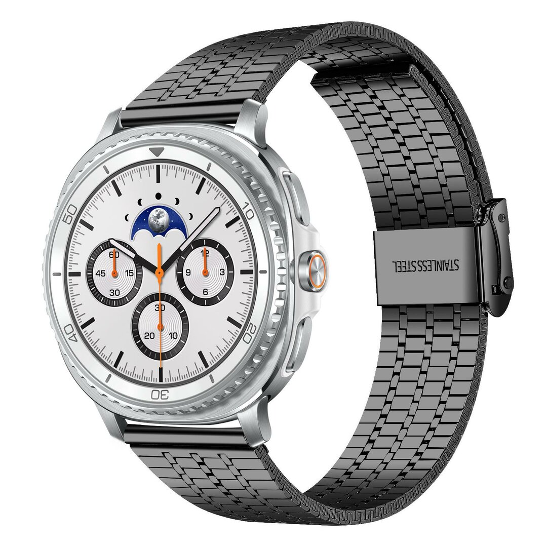 Edelstahlarmband - Schwarz - Samsung Galaxy Watch 8 Classic - 46mm