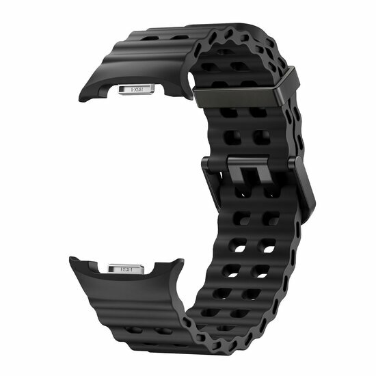 Marine Silikonarmband - Schwarz - Samsung Galaxy Watch 8 Classic - 46mm