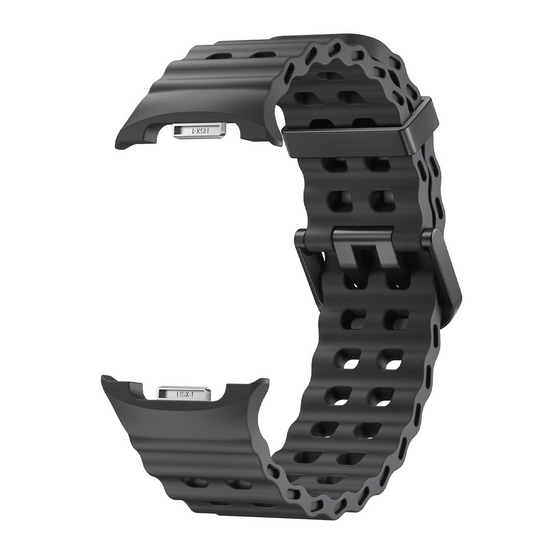 Marine Silikonarmband - Dunkelgrau - Samsung Galaxy Watch 8 Classic - 46mm