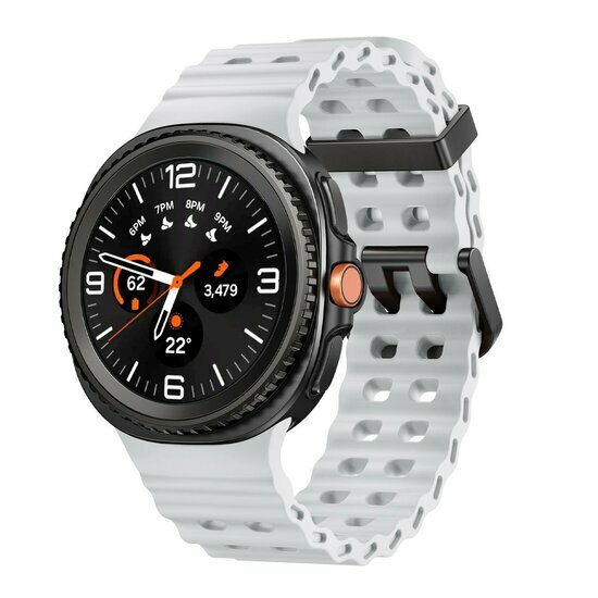 Marine Silikonarmband - Wei&szlig; - Samsung Galaxy Watch 8 Classic - 46mm
