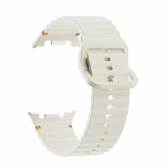 Classic Wave Silikonarmband - Starlight - Samsung Galaxy Watch 8 Classic - 46mm
