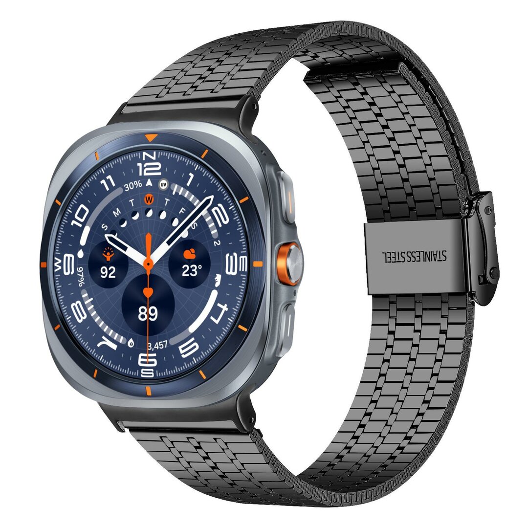 Edelstahlarmband - Schwarz - Samsung Galaxy Watch Ultra - 47mm