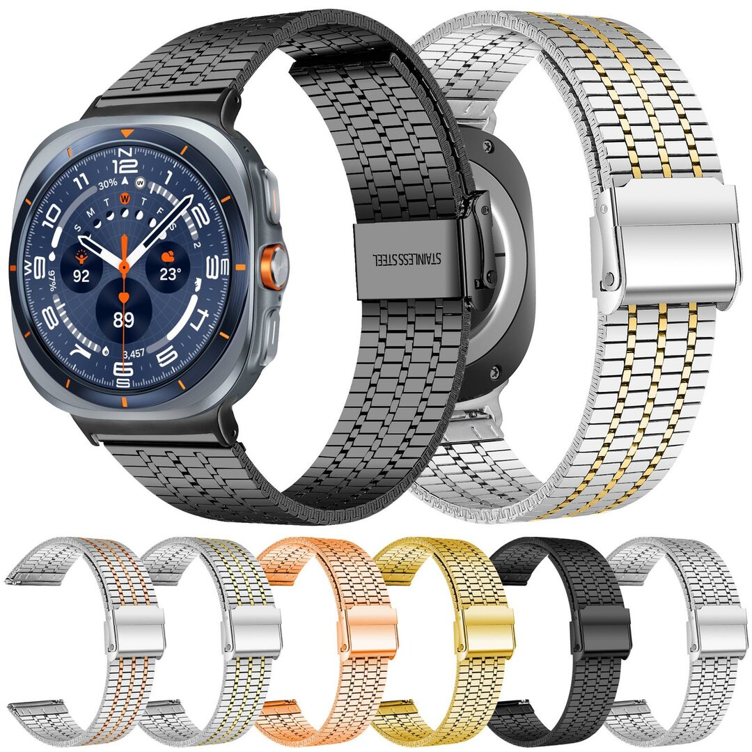 Edelstahlarmband - Schwarz - Samsung Galaxy Watch Ultra - 47mm