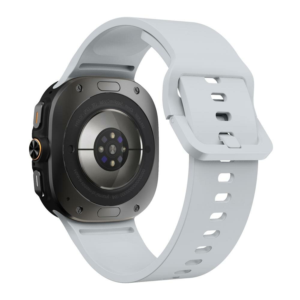 Einfarbiges Silikonarmband - Hellgrau - Samsung Galaxy Watch Ultra - 47mm