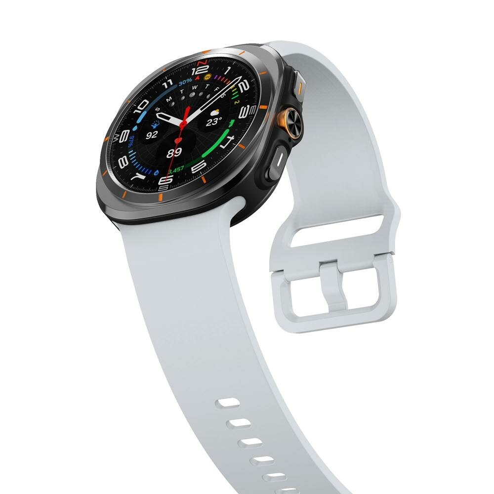 Einfarbiges Silikonarmband - Hellgrau - Samsung Galaxy Watch Ultra - 47mm