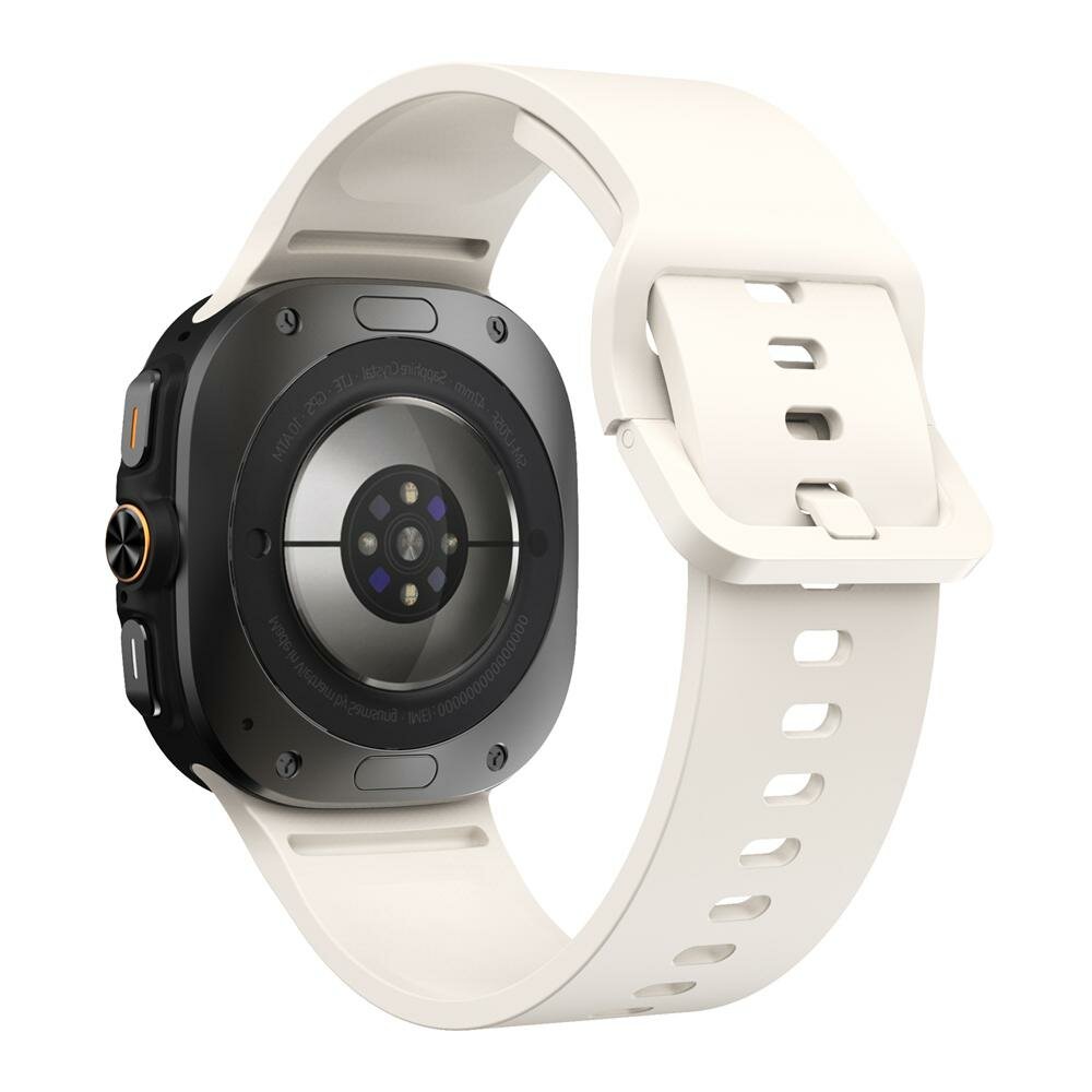 Einfarbiges Silikonarmband - Starlight - Samsung Galaxy Watch Ultra - 47mm