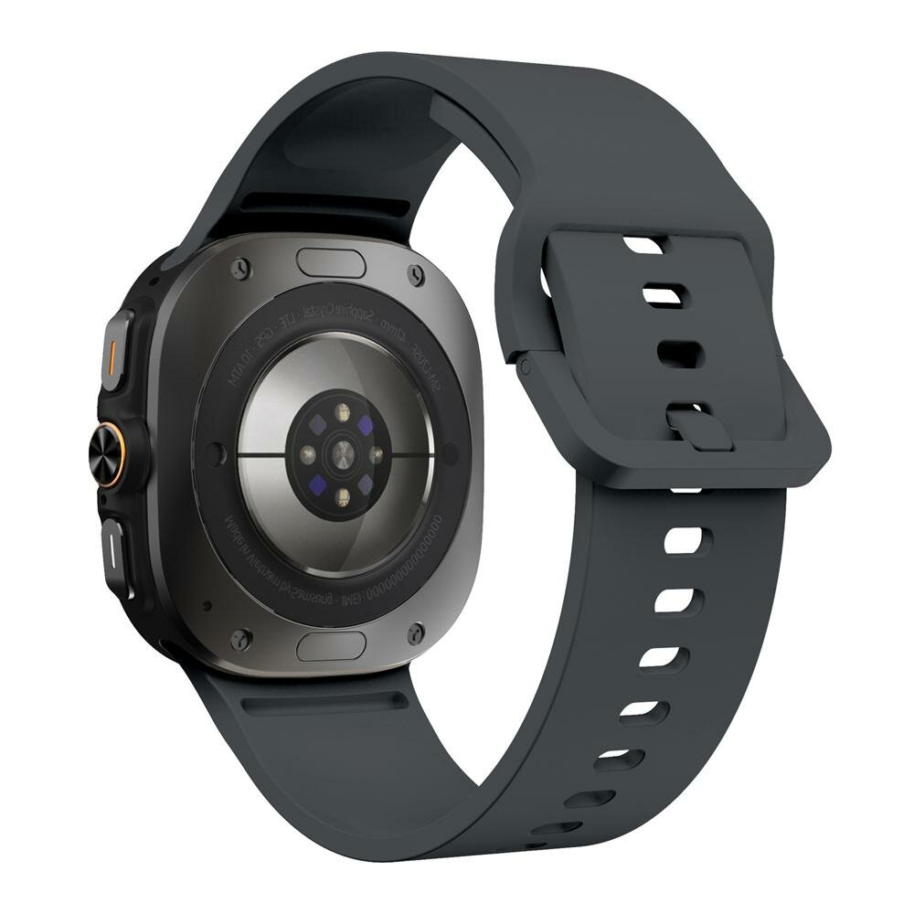 Einfarbiges Silikonarmband - Dunkelgrau - Samsung Galaxy Watch Ultra - 47mm