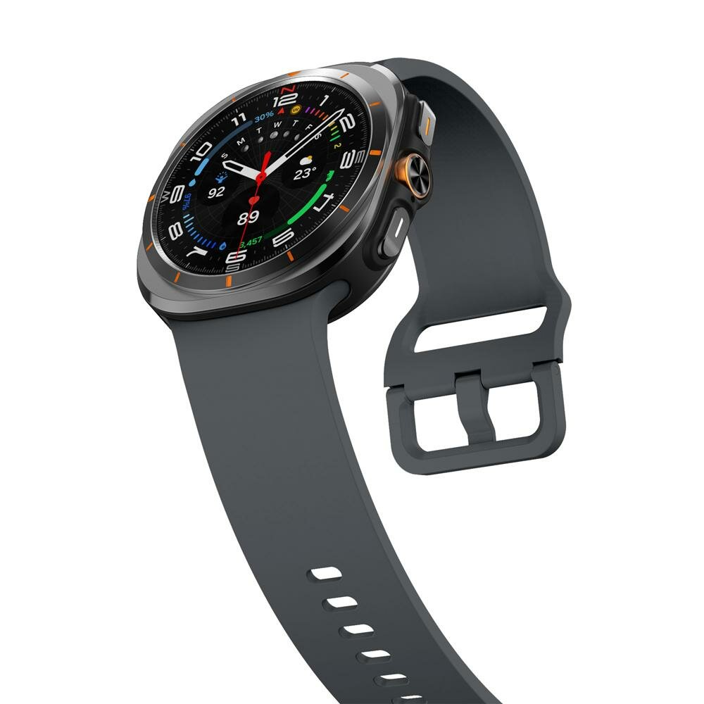 Einfarbiges Silikonarmband - Dunkelgrau - Samsung Galaxy Watch Ultra - 47mm