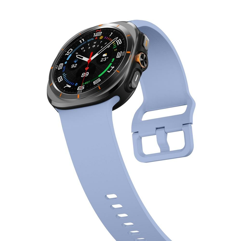 Einfarbiges Silikonarmband - Pastellblau - Samsung Galaxy Watch Ultra - 47mm