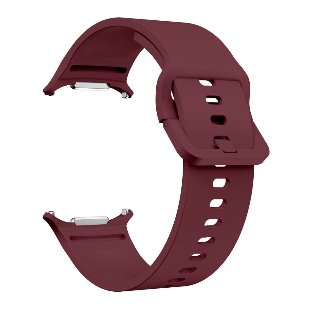 Einfarbiges Silikonarmband - Bordeaux - Samsung Galaxy Watch Ultra - 47mm