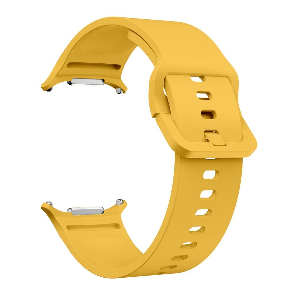 Einfarbiges Silikonarmband - Gelb - Samsung Galaxy Watch Ultra - 47mm