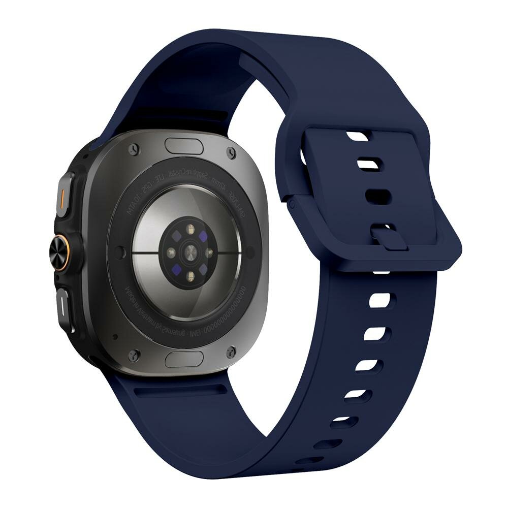 Einfarbiges Silikonarmband - Dunkelblau - Samsung Galaxy Watch Ultra - 47mm