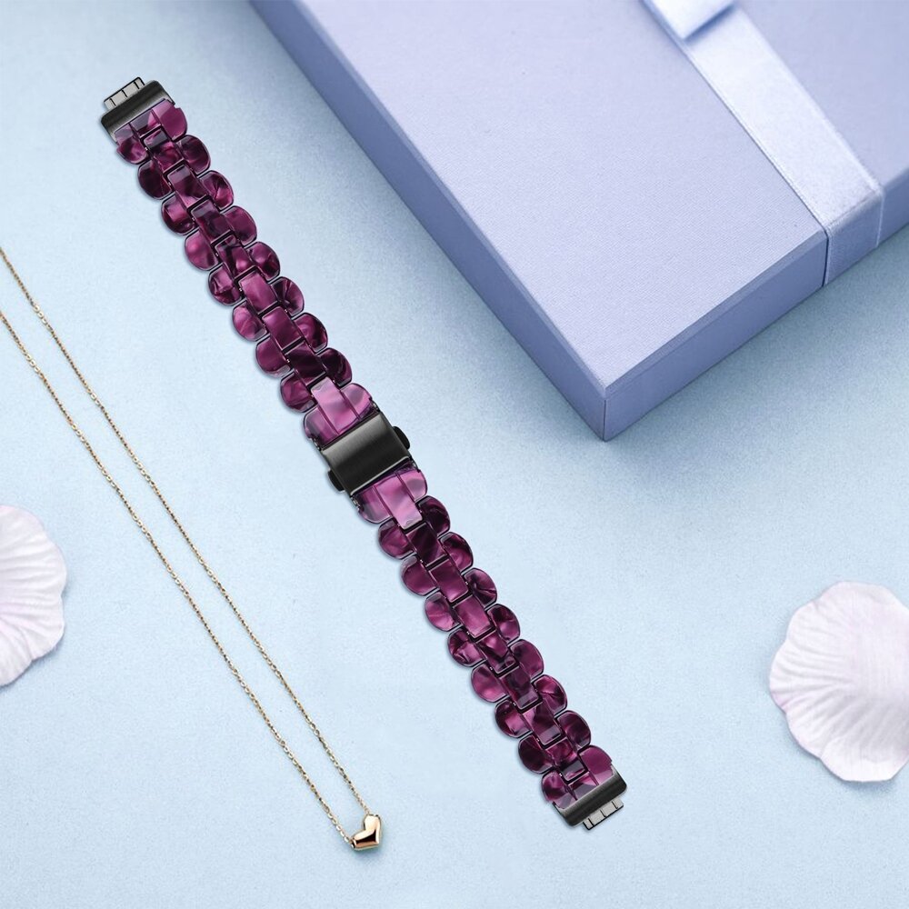 Fitbit Inspire 3 - Resin-Gliederarmband - Lila